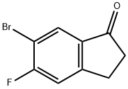 6-溴-5-氟茚酮, 1273595-81-5, 结构式