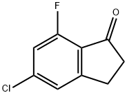 5-氯-7-氟-1-茚酮,1273613-81-2,结构式