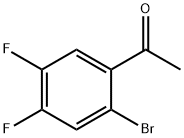 2-溴-4,5-二氟苯乙酮, 127371-55-5, 结构式