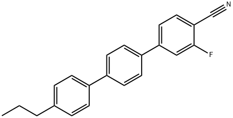 [1,1':4',1''-Terphenyl]-4-carbonitrile, 3-fluoro-4''-propyl- Structure