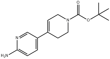 tert-butyl 4-(6-aMinopyridin-3-yl)-5,6-dihydropyridine-1(2H)-carboxylate Structure