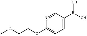 (6-(2-Methoxyethoxy)pyridin-3-yl)boronic acid Structure