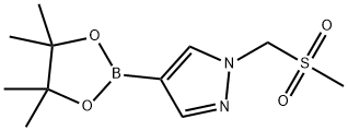 1-[(Methylsulfonyl)Methyl]-4-(4,4,5,5-tetraMethyl-1,3,2-dioxaborolan-2-yl)-1H-pyrazole Struktur