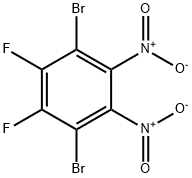 1,4-二溴-2,3-二氟-5,6-二硝基苯 结构式