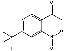 2-硝基-4-三氟甲基苯乙酮 结构式