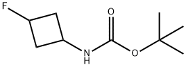tert-butyl 3-fluorocyclobutylcarbaMate Struktur