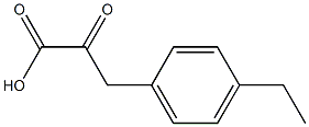 Benzenepropanoic acid, 4-ethyl-.alpha.-oxo- Structure