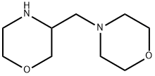 3-(4-MorpholinylMethyl)-Morpholine 2HCl Struktur