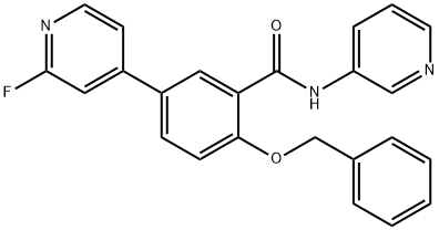 LRRK2-kinase inhibitor|5-(2-氟-4-吡啶基)-2-(苯基甲氧基)-N-3-吡啶基苯甲酰胺