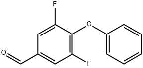 3,5-二氟-4-苄氧基苯甲醛 结构式
