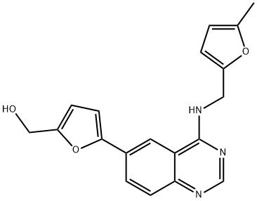 1285702-20-6 5-[4-[[(5-甲基-2-呋喃基)甲基]氨基]-6-喹唑啉基]-2-呋喃甲醇
