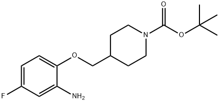 1286264-60-5 tert-butyl 4-((2-aMino-4-fluorophenoxy)Methyl)piperidine-1-carboxylate