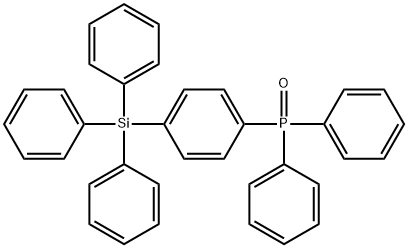 [4-(ジフェニルホスホロソ)フェニル]トリフェニルシラン 化学構造式
