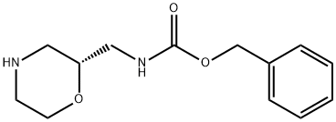 (R)-2-N-Cbz-aminomethylmorpholine Structure