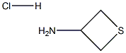 Thietan-3-amine hydrochloride
 Struktur