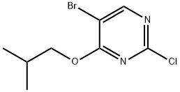 5-BroMo-2-chloro-4-isobutyloxypyriMidine Structure