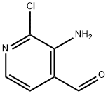 3-氨基-2-氯异烟醛 结构式