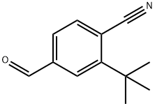 2-tert-Butyl-4-forMylbenzonitrile Struktur