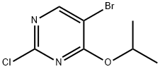 5-溴-2-氯-4-异丙氧基嘧啶, 1289215-25-3, 结构式