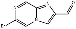 6-BroMo-iMidazo[1,2-a]pyrazine-2-carbaldehyde Struktur