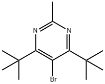 5-BroMo-4,6-di-tert-Butyl-2-MethylpyriMidine Structure
