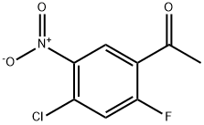 4-氯-2-氟-5-硝基苯乙酮, 1292836-16-8, 结构式