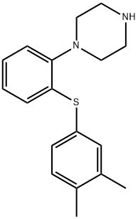 1-[2-[(3,4-diMethylphenyl)thio]phenyl]- Piperazine Struktur