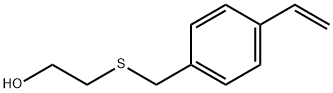 p-Vinylbenzyl 2-hydroxyethyl sulfide Struktur