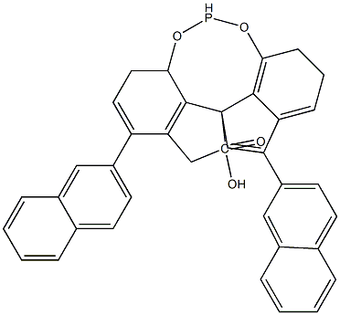 (11aR)-10,11,12,13-Tetrahydro-5-hydroxy-3,7-di-2-naphthalenyl-diindeno[7,1-de:1',7'-fg][1,3,2]dioxaphosphocin-5-oxide Structure