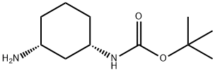 tert-butyl (1S,3R)-3-aMinocyclohexylcarbaMate Struktur
