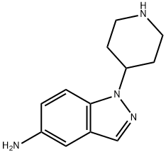1-(哌啶-4-基)-1H-吲唑-5-胺, 1299489-01-2, 结构式