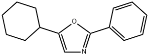 5-Cyclohexyl-2-phenyloxazole Structure