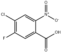4-Chloro-5-fluoro-2-nitrobenzoic Acid Structure