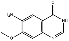 6-氨基-7-甲氧基喹唑啉-4(3H)-酮, 130017-55-9, 结构式
