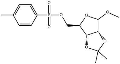 D-Ribofuranoside, Methyl 2,3-O-(1-Methylethylidene)-, 5-(4-Methylbenzenesulfonate) Structure