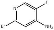 2-broMo-5-iodopyridin-4-aMine Struktur