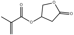 GAMMA-丁内酯-3-基异丁烯酸酯, 130224-95-2, 结构式
