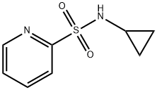 Pyridine-2-sulfonic acid cyclopropylaMide Structure