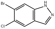 1H-Indazole, 6-broMo-5-chloro- Struktur