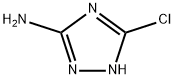 3-クロロ-1H-1,2,4-トリアゾール-5-アミン 化学構造式