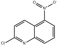 2-氯-5-硝基喹啉, 13067-94-2, 结构式