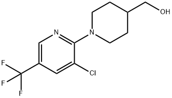 (3'-氯-5'-三氟甲基-3,4,5,6-四氢-2H-[1,2']二吡啶基-4-基)-甲醇 结构式