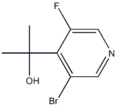 2-(3-broMo-5-fluoropyridin-4-yl)propan-2-ol Structure