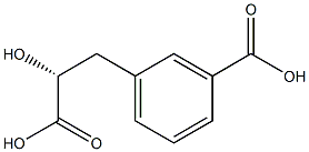 (ALPHAR)-3-羧基-ALPHA-羟基苯丙酸 结构式