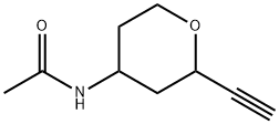 N-(2-Ethynyltetrahydro-2H-pyran-4-yl)acetaMide 化学構造式