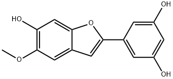 5-(6-羟基-5-甲氧基-2-苯并呋喃基)-1,3-苯二酚,1309478-07-6,结构式