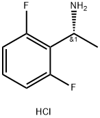 (R)-1-(2,6-二氟苯基)乙胺盐酸盐,1309598-72-8,结构式