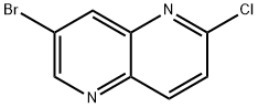 7-BroMo-2-chloro-1,5-naphthyridine Structure