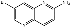 7-BroMo-1,5-naphthyridin-2-aMine Struktur