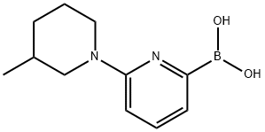 6-(3-METHYLPIPERIDIN-1-YL)PYRIDINE-2-BORONIC ACID|